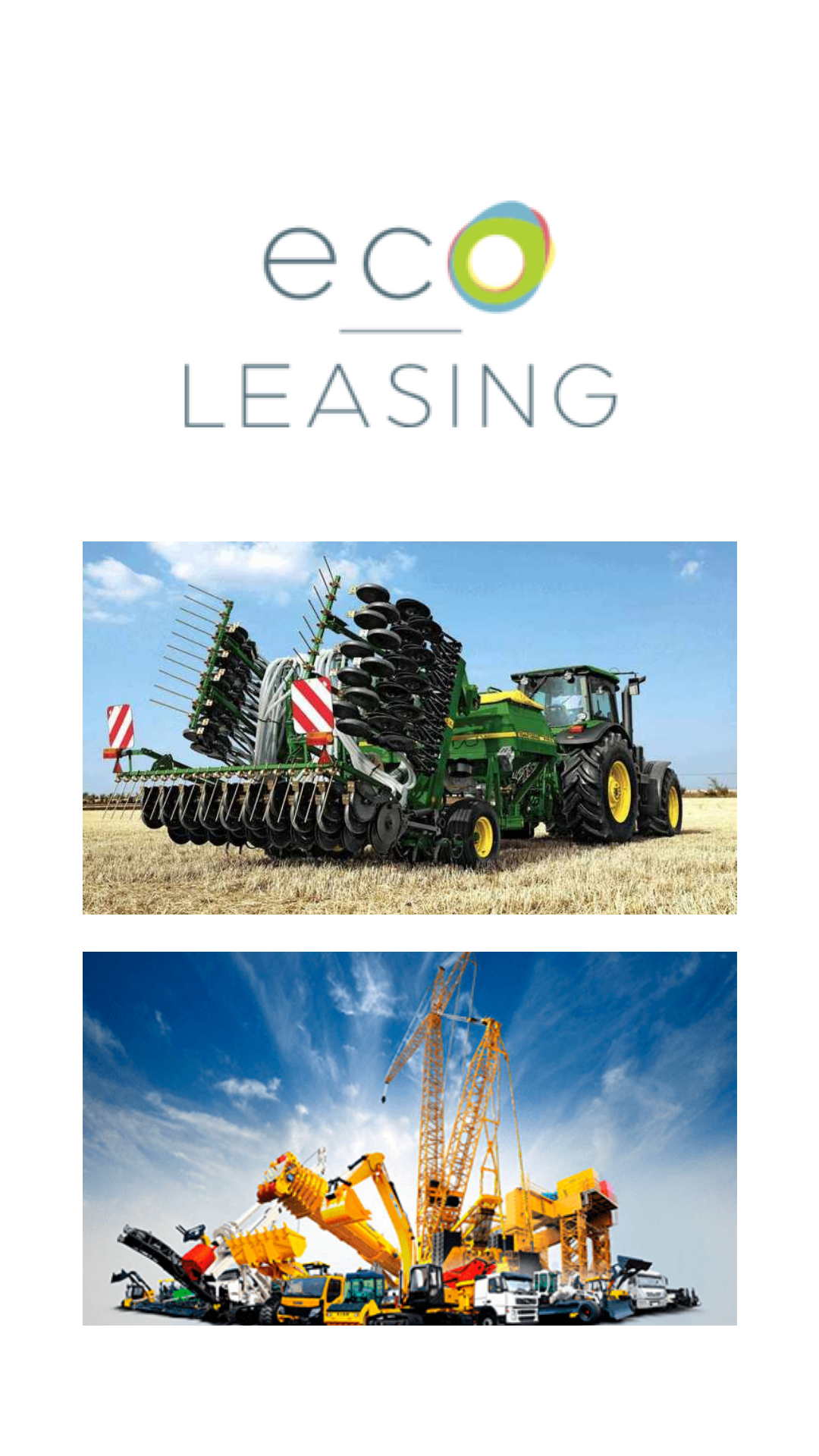 Сельхозтехника и спецтехника Eco Leasing